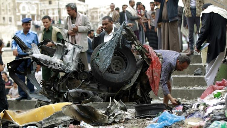 Deux attentats suicide frappent une mosquée chiite dans la capitale yéménite Sanaa, selon des témoins [MOHAMMED HUWAIS / AFP/Archives]