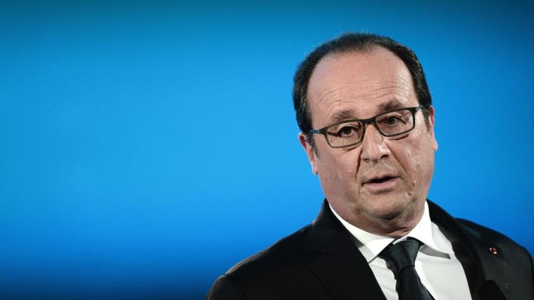 Le président François Hollande fait un discours à Nancy le 29 octobre 2015 [FREDERICK FLORIN / AFP]