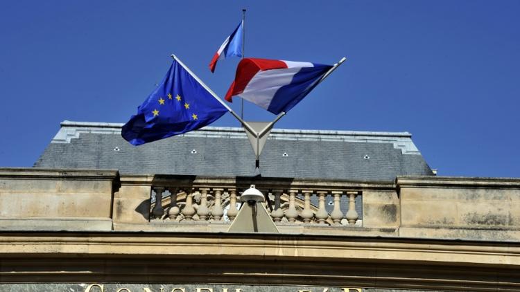 L'entrée principale du Conseil d'Etat, le 10 octobre 2010 à Paris [Boris Horvat / AFP]