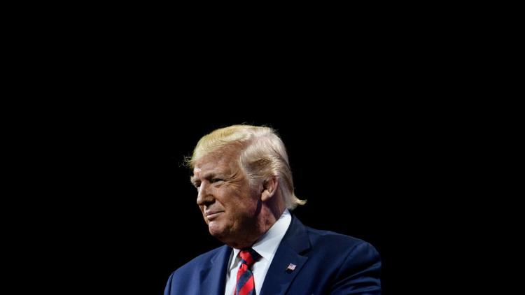 Donald Trump, le 28 octobre 2019 à Chicago  [Brendan Smialowski / AFP]