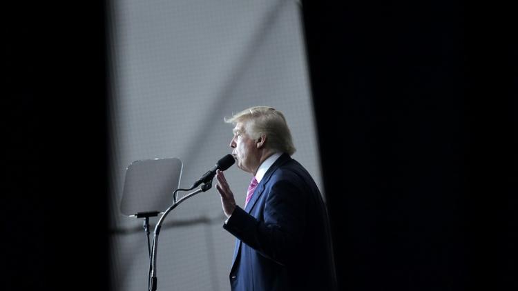Le candidat républicain à la Maison Blanche lors d'un discours à Manheim en Pennsylvania, le 1er octobre 2016  [MANDEL NGAN / AFP]