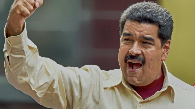 Le président du Venezuela Nicolas Maduro à Caracas le 19 avril 2016 [JUAN BARRETO / AFP/Archives]