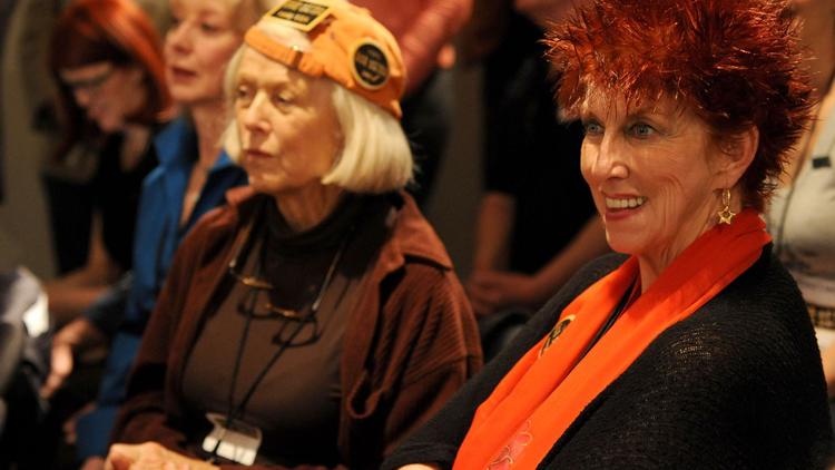 Marcia Wallace (d) lors d'une remise de prix à Los Angeles, le 30 mars 2012 [Valerie Macon / Getty Images/AFP/Archives]