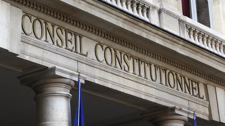 Le fronton du Conseil constitutionnel à Paris [Thomas Samson / AFP/Archives]