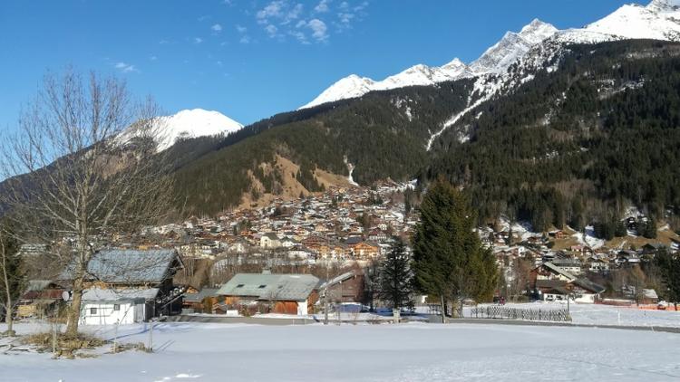 Les Contamines-Montjoie proche du Mont Blanc dans les Hautes-Alpes le 8 février 2020 [Marie GIFFARD / AFP]