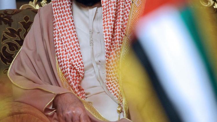 Le président des Emirats arabes unis, Cheikh Khalifa Ben Zayed Al-Nahyane, à Abou Dabi le 15 janvier 2008 [Eric Feferberg / AFP/Archives]