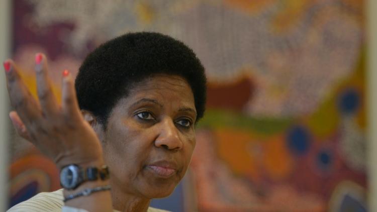 La responsable de la condition féminine à l'ONU, Phumzile Mlambo-Ngcuka, le 29 août 2014 à Sydney [PETER PARKS / AFP/Archives]