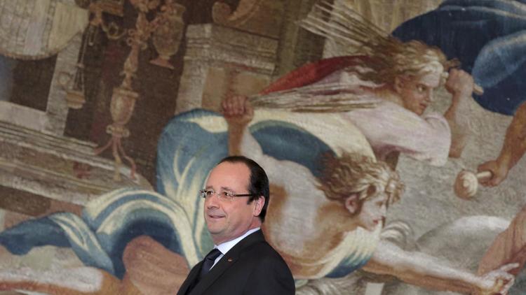 Le président français François Hollande à l'Elysée, le 16 décembre 2013 [Philippe Wojazer / Pool/AFP/Archives]