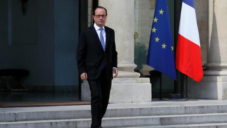 François Hollande à l'Elysée, le 15 juillet 2016 [Thomas SAMSON / AFP/Archives]