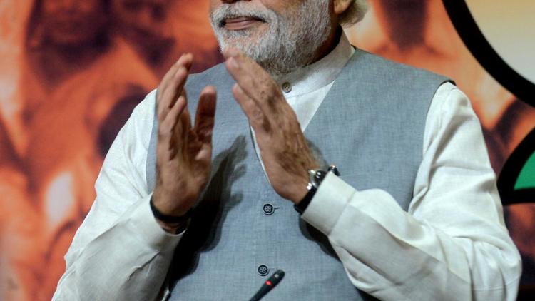 Le Premier ministre indien Narendra Modi, le 9 juillet 2014 à New Delhi [Raveendran / AFP/Archives]