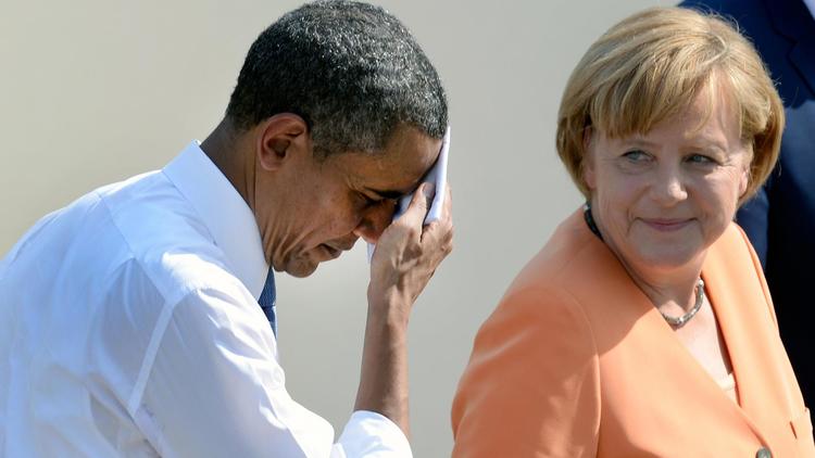 Barack Obama et Angela Merkel le 19 juin 2013 à Berlin  [Christof Stache / AFP/Archives]