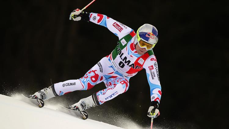 Le Français Alexis Pinturault lors de la première manche du slalom géant d'Alta Badia, le 22 décembre 2013 [Olivier Morin / AFP/Archives]