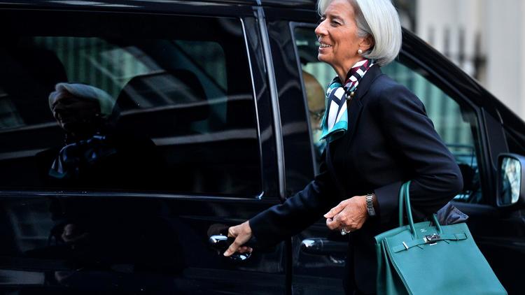 La directrice générale du FMI Christine Lagarde à Londres, le 4 février 2014 [Ben Stansall / AFP/Archives]