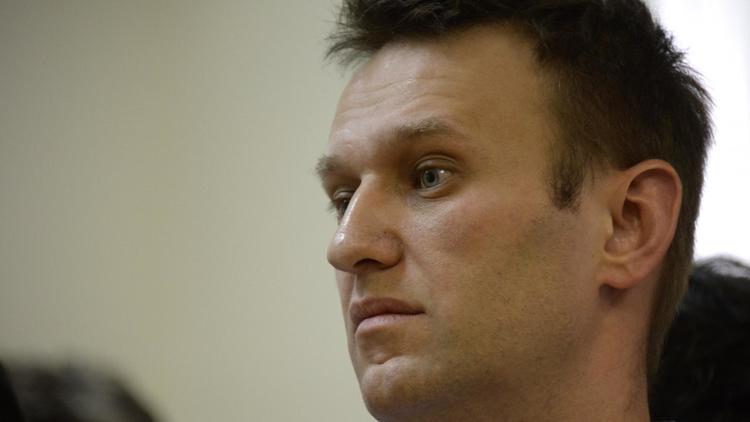 L'opposant Alexeï Navalny lors d'un procès à Moscou, en avril 2012 [Alexander Nemenov / AFP/Archives]