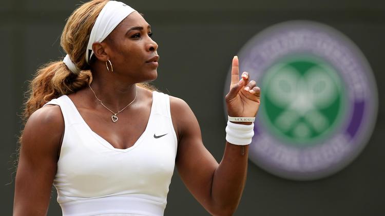 L'Américaine Serena Williams, le 26 juin 2014 à Wimbledon [Andrew Yates / AFP]