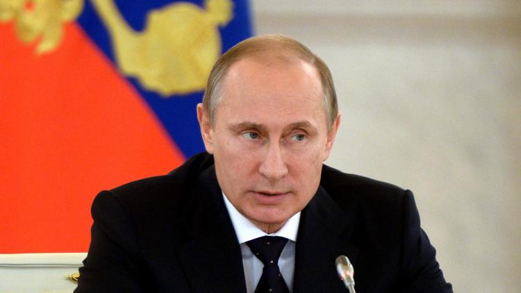 Le président russe Vladimir Poutine, au Kremlin, le 3 juillet 2014 [Alexei Nikolsky / Ria-Novosti/AFP]