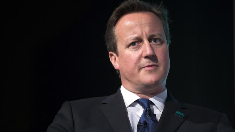Le Premier ministre britannique David Cameron le 22 juillet 2014 à Londres [Oli Scarff / Pool/AFP/Archives]