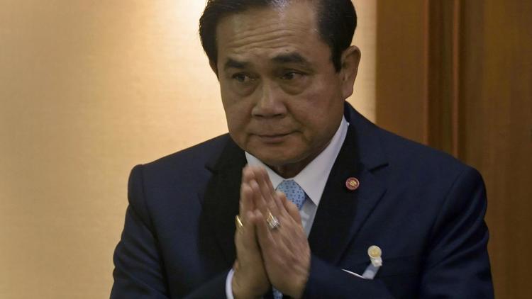 Le général Prayut Chan-O-Cha, chef de la junte militaire arrivée au pouvoir par un coup d'Etat en mai en Thaïlande, le 18 août 2014 à Bangkok [Pornchai Kittiwongsakul / AFP/Archives]