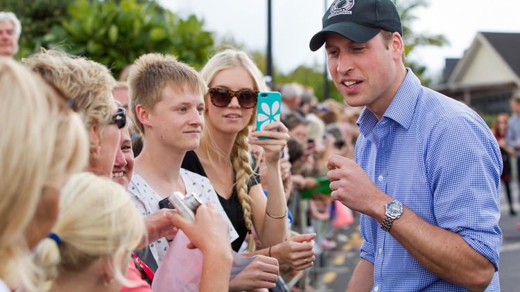 Le prince William à Auckland, en Nouvelle-Zélande, le 11 avril 2014 [David Rowland / Pool/AFP]
