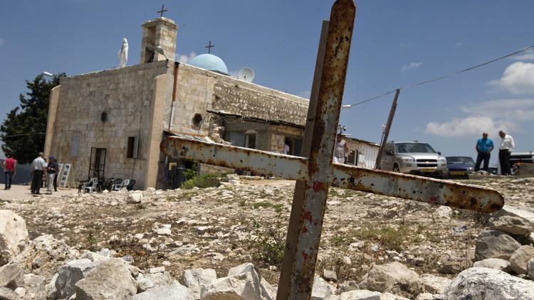 L'église chrétienne d'Iqrit, le 13 mai 2013, au nord d'Israël [Jack Guez / AFP/Archives]