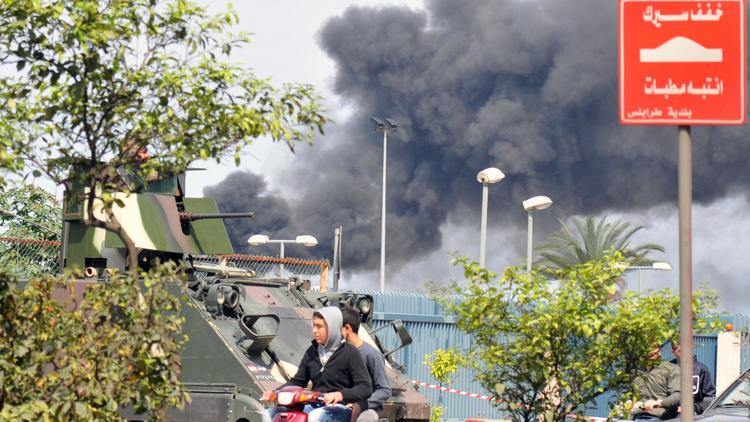Des attaques à Tripoli le 14 mars 2014 [Ibrahim Chalhoub / AFP]
