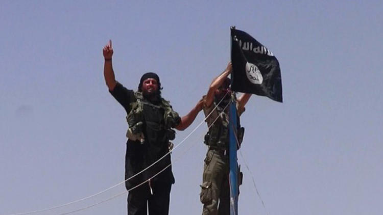 Une photo diffusée sur le compte Twitter d'Al-Baraka montre des combattants de l'Etat islamique le 11 juin 2014  [- / Albaraka News/AFP/Archives]