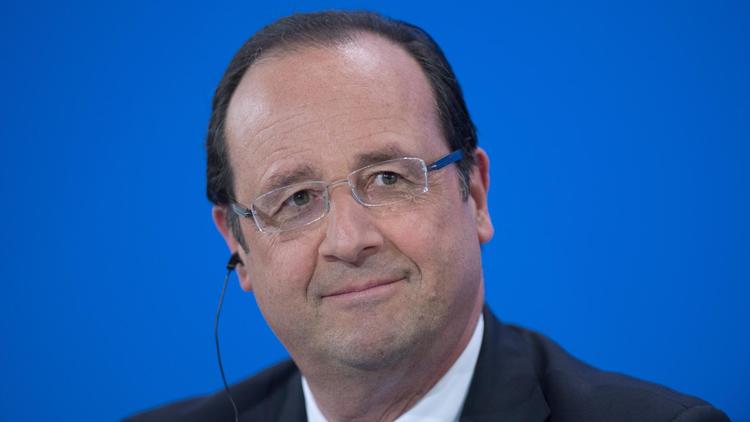 François Hollande lors d'une conférence de presse à Berlin, le 3 juillet 2013 [JOHANNES EISELE / AFP]