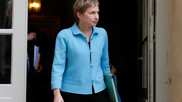La présidente sortante du Medef Laurence Parisot, le 22 mai 2013 à sa sortie de Matignon, à Paris [Kenzo Tribouillard / AFP/Archives]