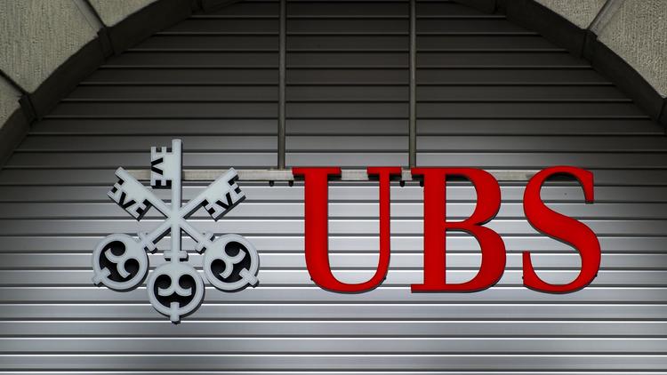 Le logo de la banque suisse UBS à Zürich [ / AFP/Archives]