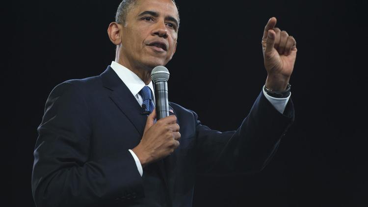 Le président américain Barack Obama, le 29 juin 2013 à Johannesburg [Jim Watson / AFP]