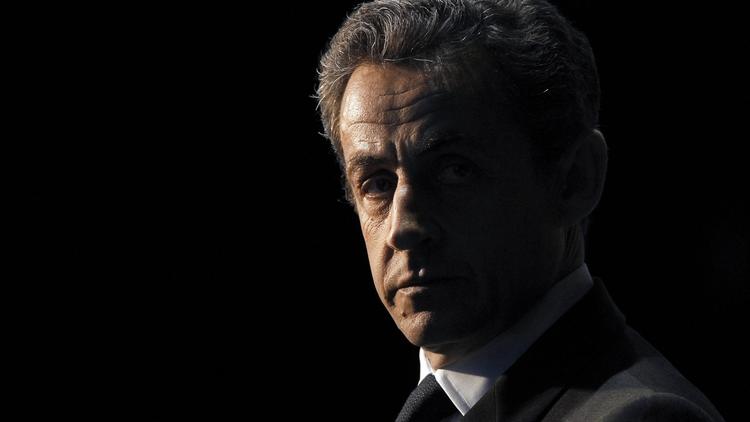L'ex-président Nicolas Sarkozy, le 10 avril 2012 à Paris [Kenzo Tribouillard / AFP/Archives]