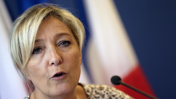 La présidente du FN, Marine Le Pen, à Nanterre le 10 juillet 2013 [Kenzo Tribouillard / AFP/Archives]