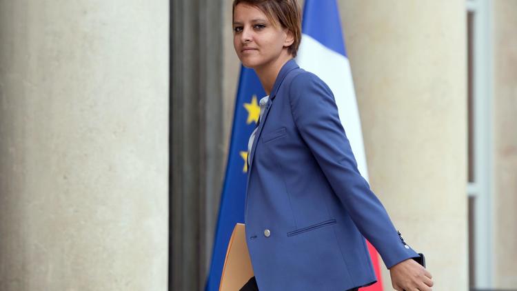 La ministre des droits des femmes Najat Vallaud-Belkacem le 31 juillet 2013 à Paris [Bertrand Langlois / AFP/Archives]