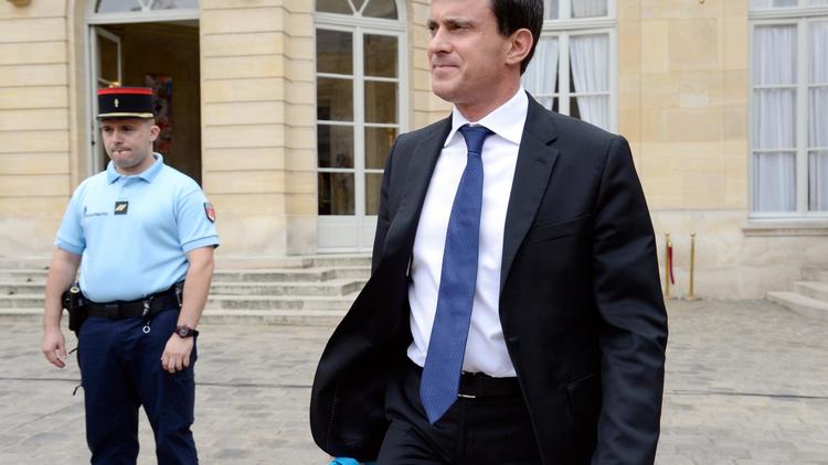 Le ministre de l'Intérieur Manuel Valls, le 31 juillet 2013 à Paris [Bertrand Guay / AFP]