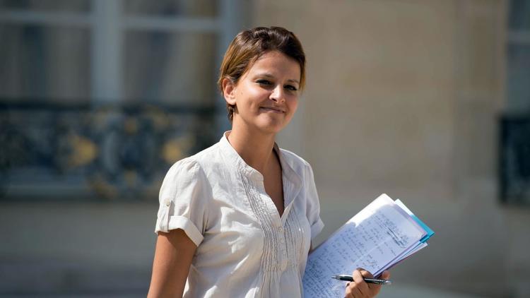 La porte-parole du gouvernement Najat Vallaud-Belkacem le 2 août 2013 à Paris [Bertrand Langlois / AFP/Archives]