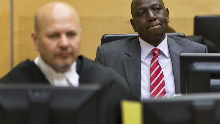 Le vice-président kényan William Ruto comparaît devant la CPI, à La Haye, le 10 septembre 2013 [Michael Kooren / POOL/AFP/Archives]