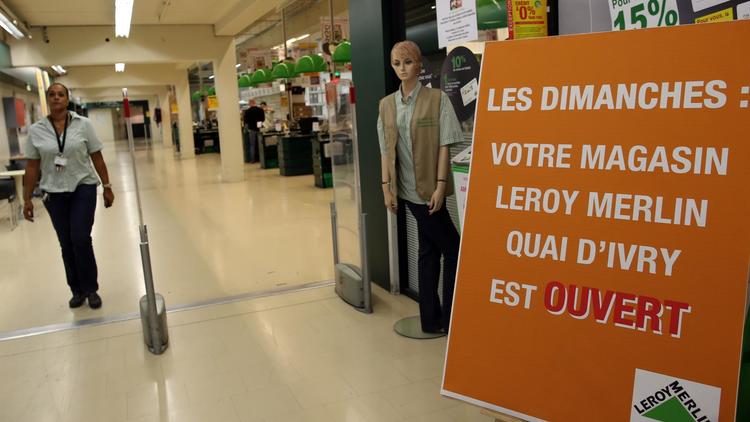 Un magasin parisien Leroy Merlin, ouvert le dimanche 29 septembre 2013 [Kenzo Tribouillard / AFP/Archives]