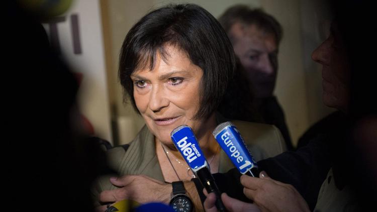 La ministre Marie-Arlette Carlotti, candidate à la primaire socialiste à Marseille, le 13 octobre 2013 dans la même ville [Betrand Langlois / AFP]
