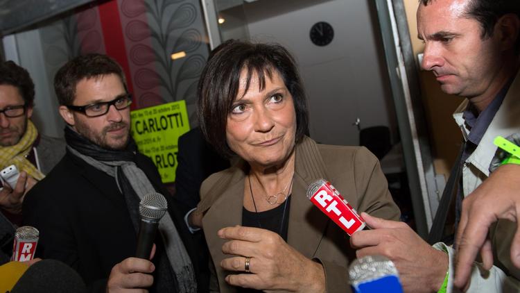 Marie-Arlette Carlotti à l'annonce des résultats de la primaire socialiste le 13 octobre 2013 à Marseille  [Bertrand Langlois / AFP]