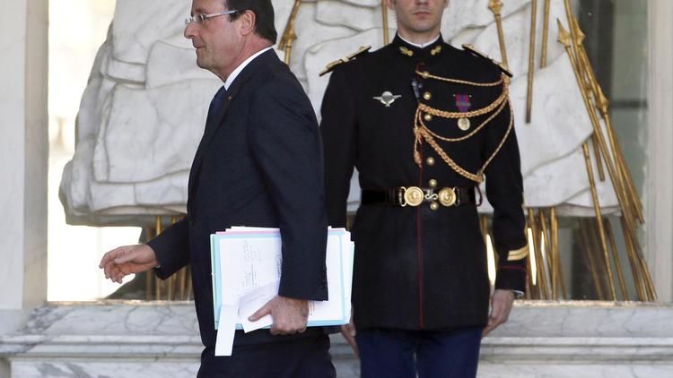 François Hollande le 13 novembre 2013 à l'Elysée [Patrick Kovarik / AFP]