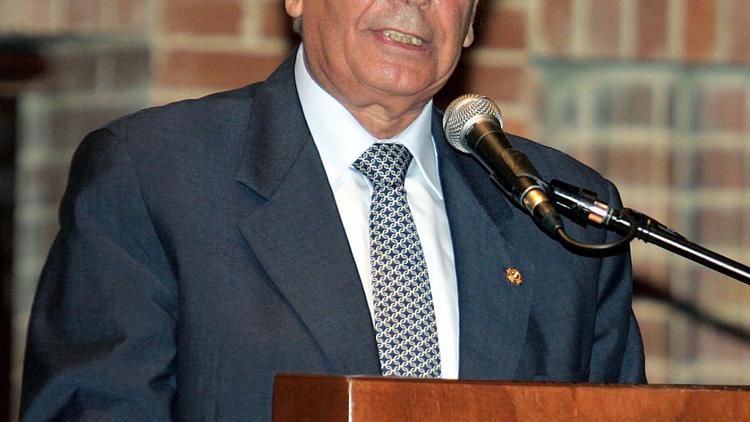Le sénateur-maire MoDem de Biarritz, Didier Borotra, le 29 septembre 2005 à Bogota  [Rodrigo Arangua / AFP/Archives]