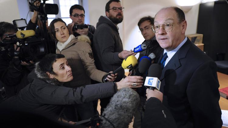 Le procureur Michel Garrandaux lors d'une conférence presse à Limoges le 12 janvier 2014 [Pascal Lachenaud / AFP/Archives]
