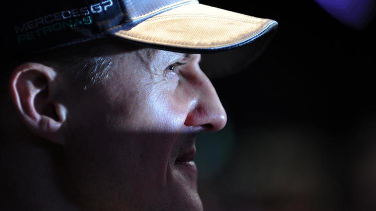 Le champion allemand de Formule 1  Michael Schumacher, photographié à Kuala Lumpur le 31 mars 2010 [Saeed Khan / AFP/Archives]