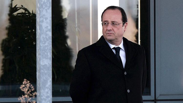 Le président François Hollande à Strasbourg le 30 janvier 2014 [Frédérick Florin / Pool/AFP]
