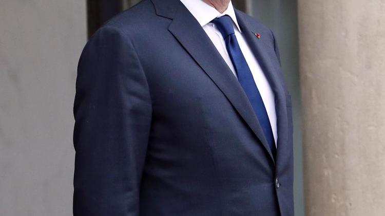 Le président François Hollande sur le perron de l'Elysée, à Paris, le 6 février 2014 [Patrick Kovarik / AFP]