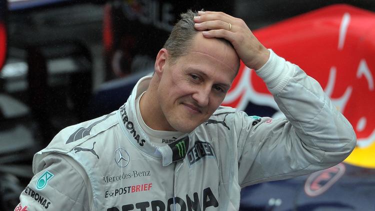 Michael Schumacher au circuit Interlagos de Sao Paulo le 25 novembre 2013 [ / AFP/Archives]