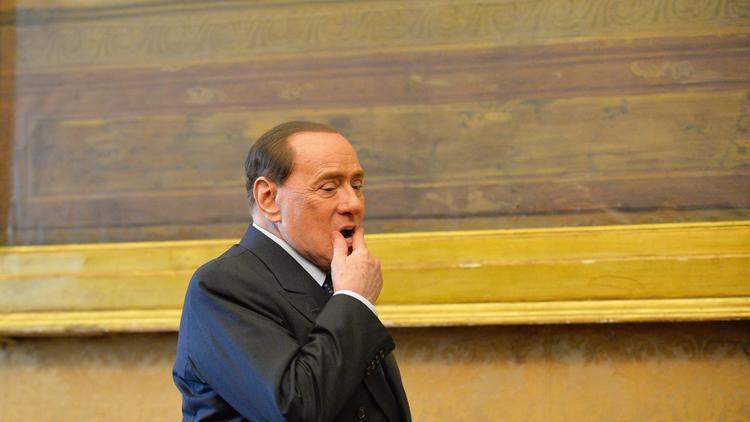 Silvio Berlusconi à Rome, le 19 février 2014  [Andreas Solaro / AFP]