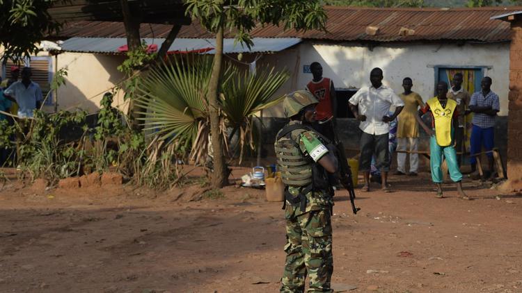 Un soldat de la Misca à Bangui le 4 avril 2014 [Miguel Medina / AFP/Archives]