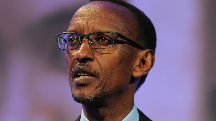 Le président rwandais Paul Kagame à Londres le 5 avril 2014 [Carl Court / AFP]