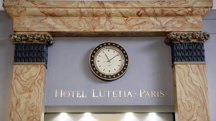 Lobby de l'hôtel Lutetia à Paris le 10 avril 2014 [Franck Fife / AFP]